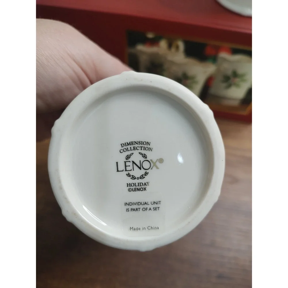 Lenox Holiday Votive Candle Holders Pierced Dimensions Collection 3 Piece Set